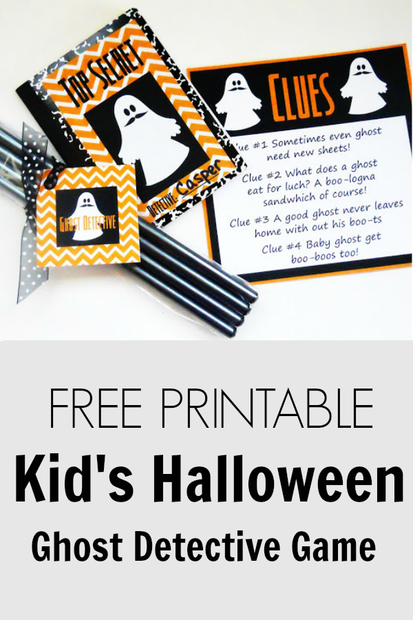 This kid's Halloween game is just enough spook for the little one's! This would be perfect for playing at home or at Halloween parties.