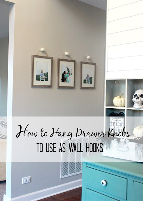 How To Hang Drawer Knobs To Use As Wall Hooks