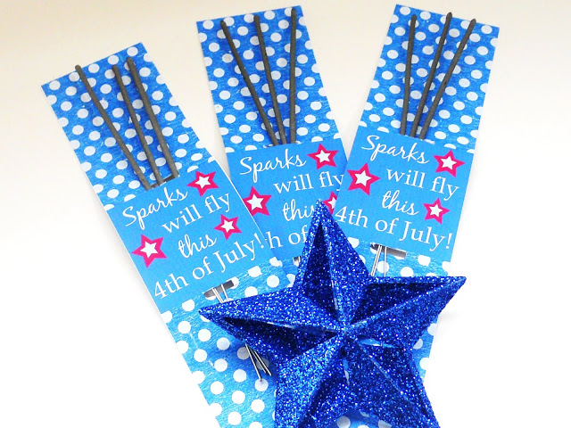 4th of July printable would make for a great party favor!