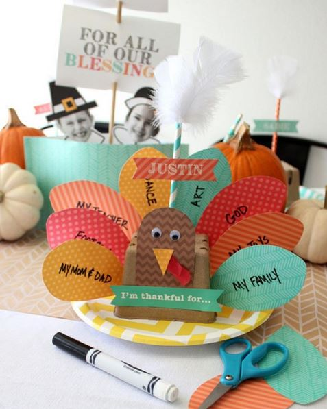 DIY TURKEY GOODIE BAGS AND HOLIDAY KID'S CRAFTS
