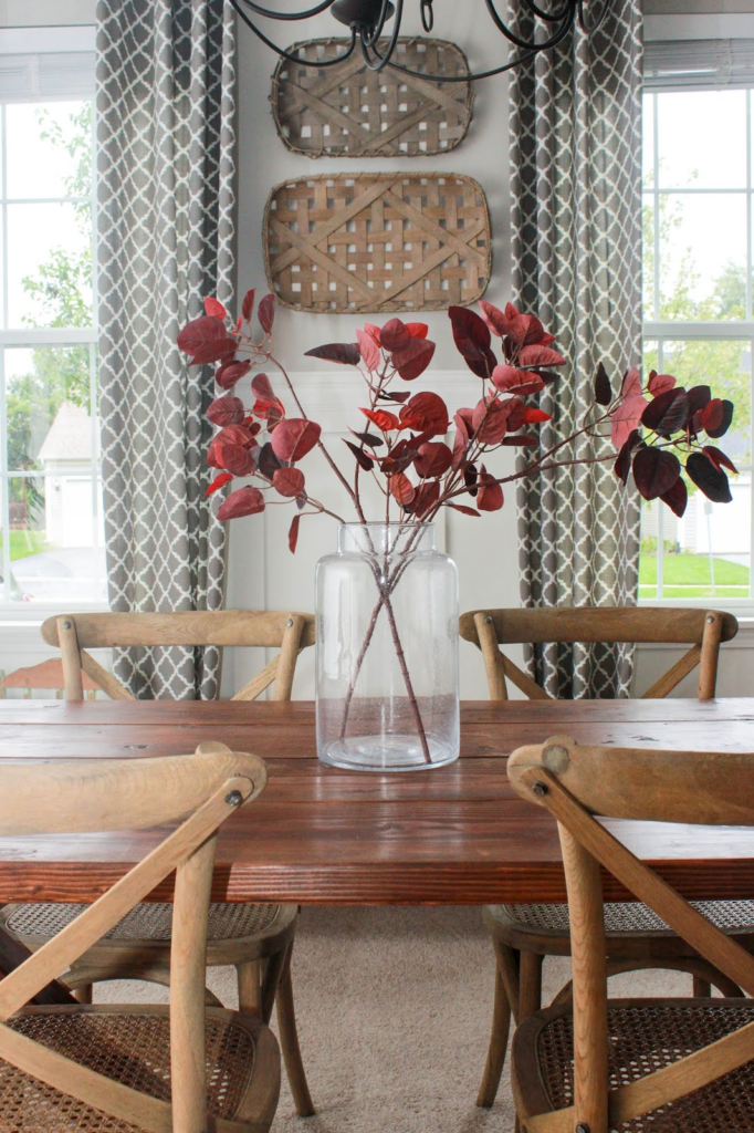 Fall Home Tour with Deep Reds and Blues