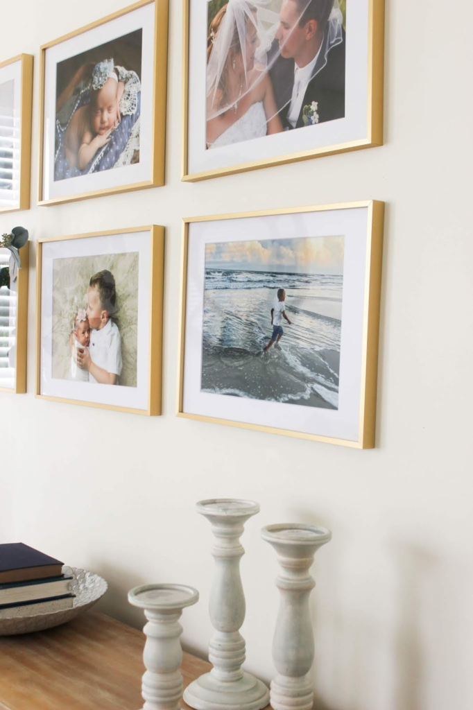 THE SIMPLE TRICK TO KEEPING PICTURE FRAMES STRAIGHT