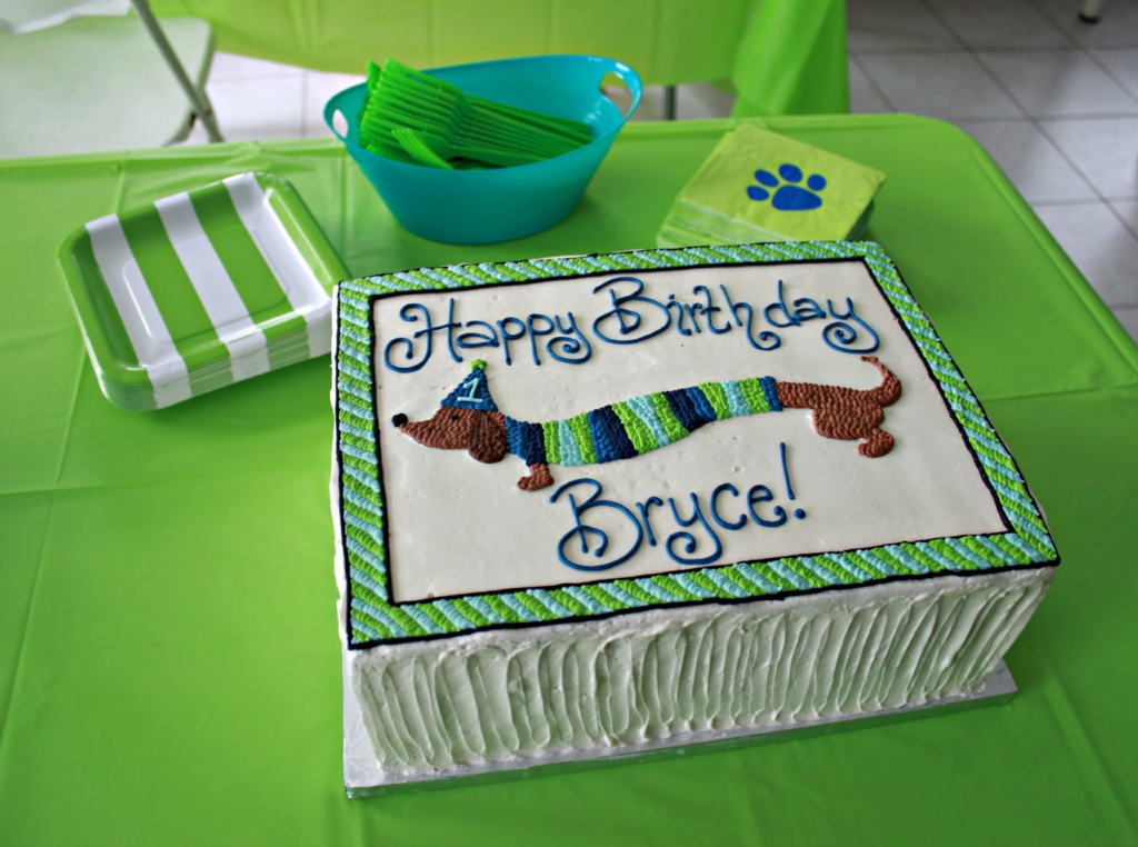 Adorable ideas for kid's puppy dog birthday! Decorations and dog themed food, including a fun toilet water punch.