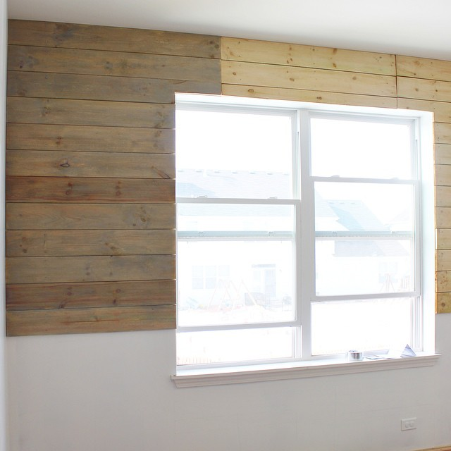 DIY Rustic Fence Plank Wall. How to add character to your wall for less than the cost of a tank of gas!