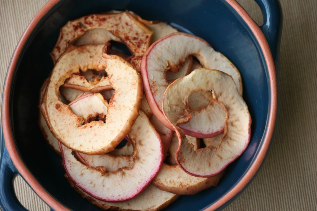 Healthy apple chips