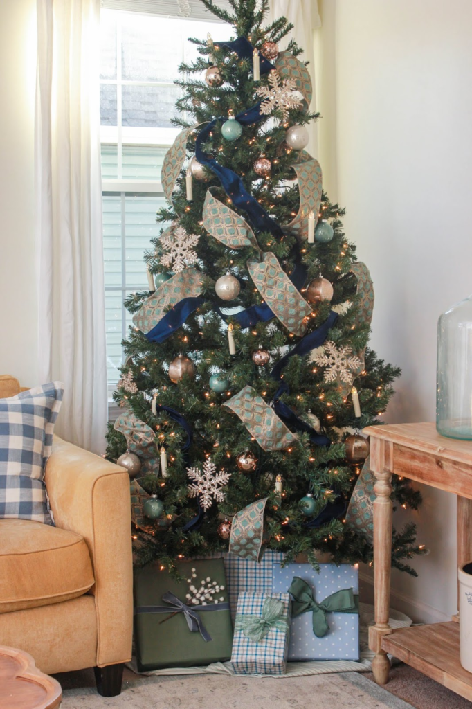 Decorate your tree with greens, blues, and gold to coordinate with your home's year-round color palette. See how festive non-traditional Christmas colors can be!
