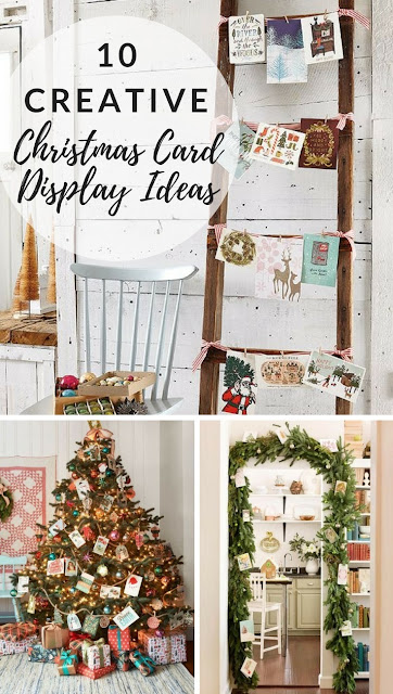 10 Creative Christmas Card Display Ideas #christmasdecorating