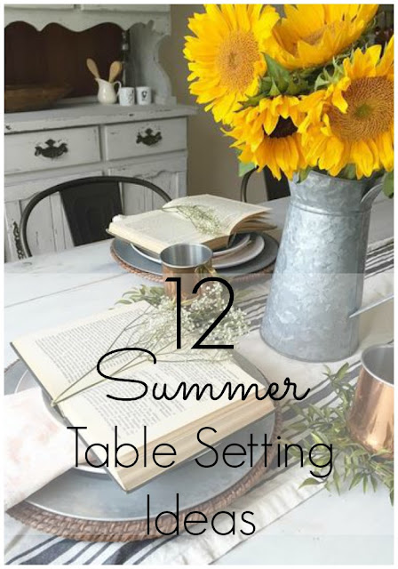12 summer table setting ideas