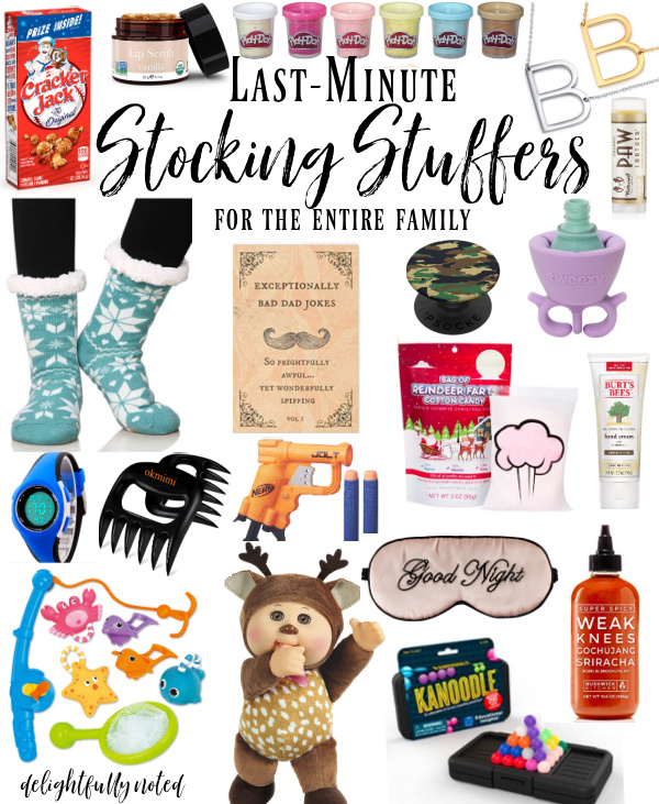 75+ LAST-MINUTE STOCKING STUFFERS FOR THE ENTIRE FAMILY - Delightfully