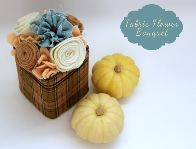 Thanksgiving Bouquet Fabric Flowers