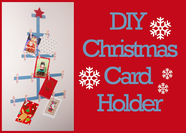 DIY Christmas Card Holder